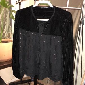 Black Tape blouse xl